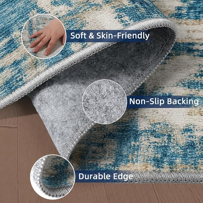 Washable Runners for Hallway 2x6 Runner Rug, Ultra-Thin Kitchen Runner Rugs - Image 5