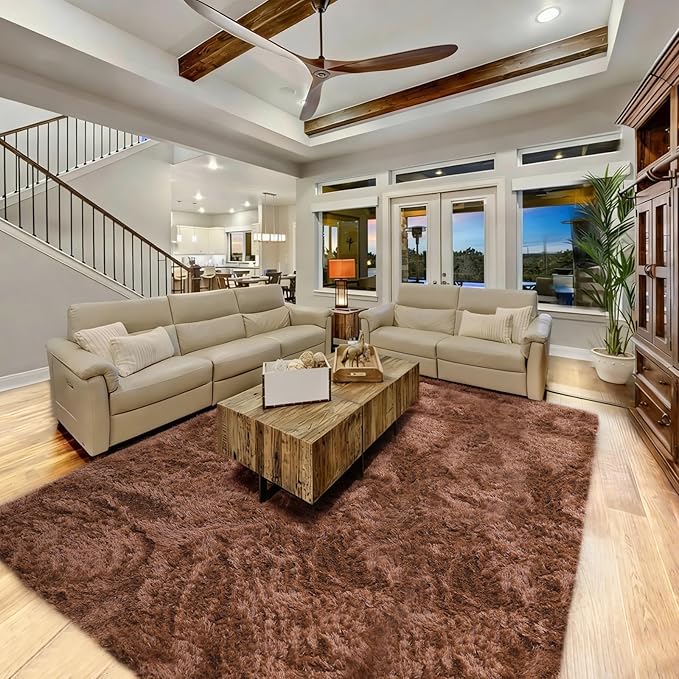 8x10 Area Rugs Living Room, Non-Slip Upgraded Indoor Thick Soft Rug, Modern - Image 7