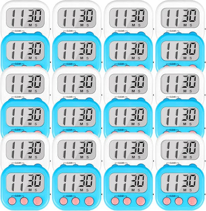 Timer for Kids Teachers Digital Kitchen Timers for Cooking Large Magnetic by AOUCE
