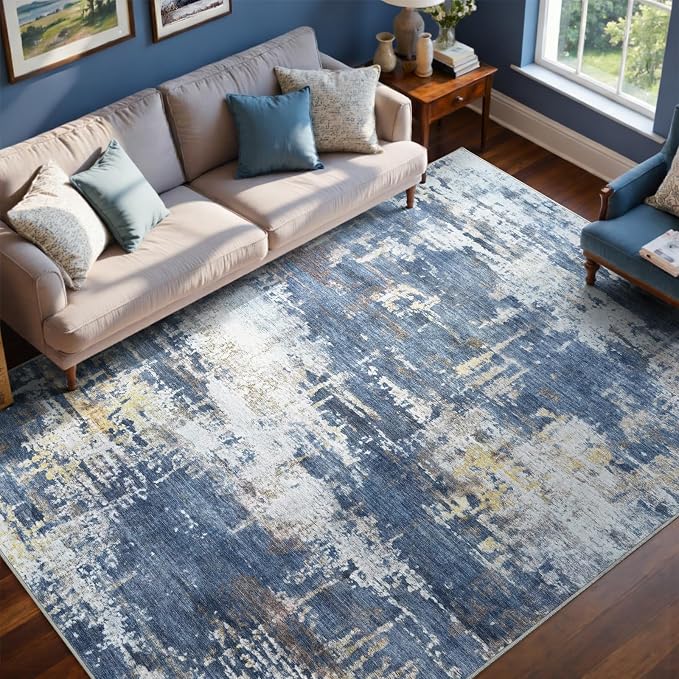 8x10 Ft Large Area Rugs for Living Room, Soft Non-Slip Washable Rugs Modern - Image 3