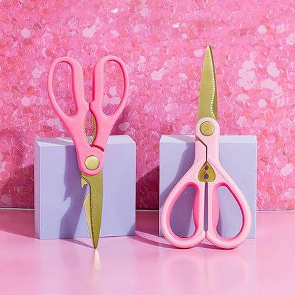 Paris Hilton All Purpose Kitchen Shears, Premium Stainless Steel Blades - Image 5