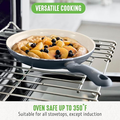 GreenLife 16 Piece Nonstick Cookware Set, Soft Grip Non-Toxic PFAS-Free Ceramic - Image 6