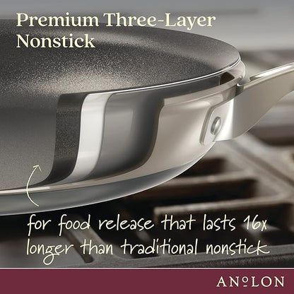 Anolon Achieve Hard Anodized Nonstick Sauté Pan - Image 3