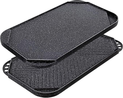 SENSARTE Nonstick Griddle Grill Pan, Pro-Grid Reversible Grill & Griddle Pan by SENSARTE