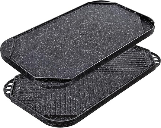 SENSARTE Nonstick Griddle Grill Pan, Pro-Grid Reversible Grill & Griddle Pan by SENSARTE