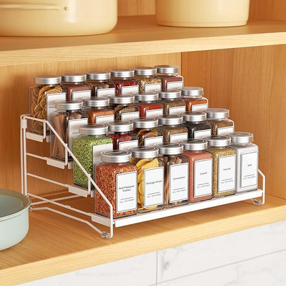 BOIVSHI Tiered Spice Rack, 4 Tier Spice Shelf Organizer - Image 2