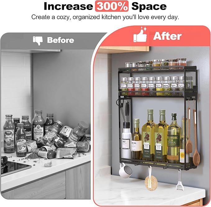 Docnest 3 Tier Magnetic Spice Rack - Image 3