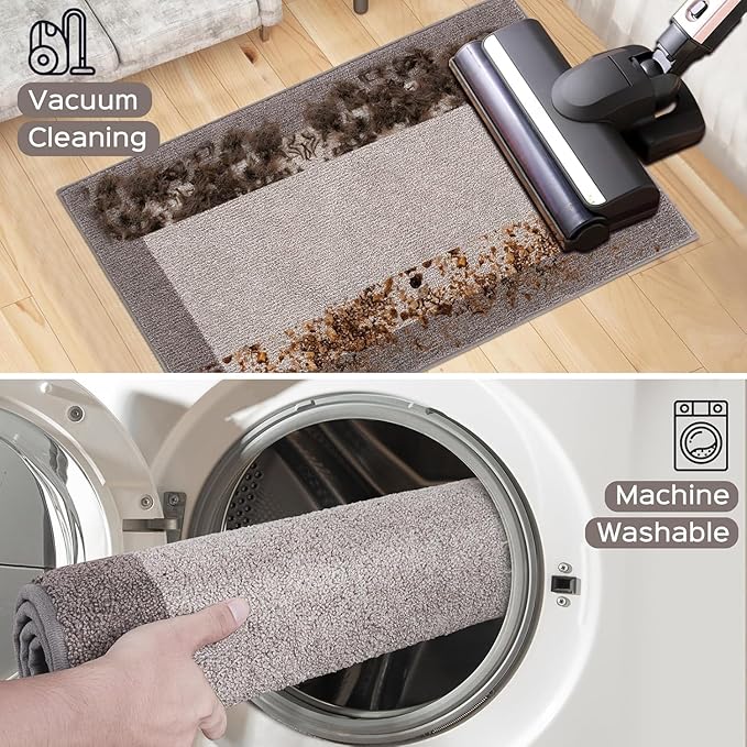 Washable Area Rug 36" x 36", Non Slip Kitchen Rug - Image 7