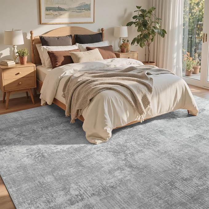 4x6 Ft Area Rugs for Living Room, Soft Non-Slip Washable Rugs Modern Abstract - Image 4