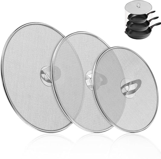3-Pack Splatter Screens for Frying Pan by Zhulerzil