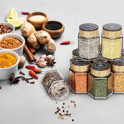 Vetacsion Set of 12 Magnetic Spice Tins - Image 5