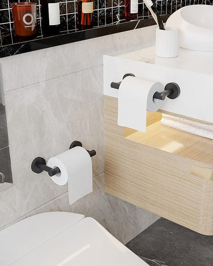 RARXTR Matte Black 2 Pack Toilet Paper Holder SUS304 Stainless Steel Double - Image 3