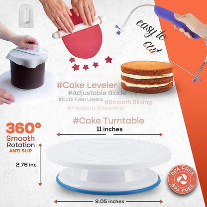 RFAQK 230PCs Cake Decorating Supplies Kit, Cake Decorating Set - Image 2