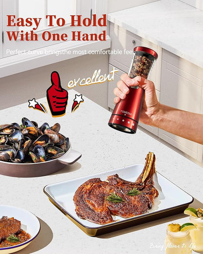 Electric Salt and Pepper Grinder Set - Image 3