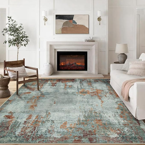 8x10 Area Rugs for Living Room Rug Washable: Modern Large Rug for Dining Room by Aelenmu