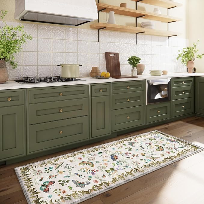 Machine Washable Kitchen Runner Rugs: 2'6"x8' Hallway Runner Stain Resistant - Image 8