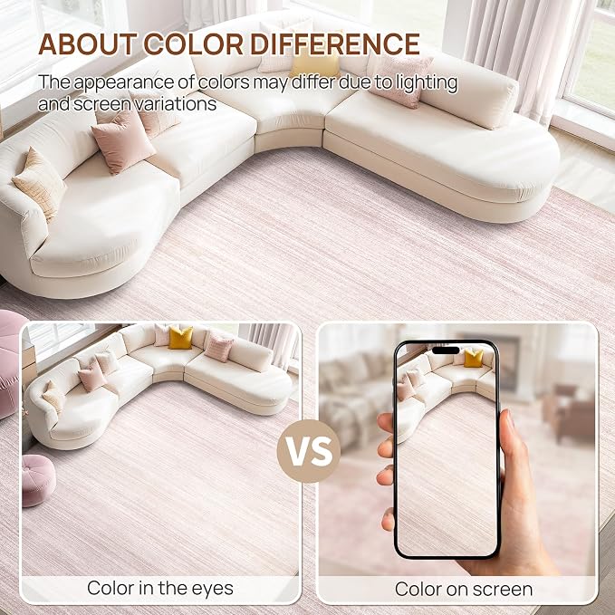 UERMEI 10x12 Washable Area Rug - Image 5