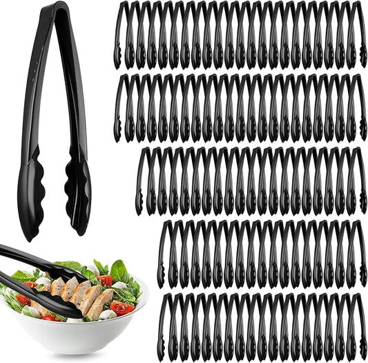 Tessco for you 100 Pcs Plastic Tongs for Serving Bulk, 9 Inch Plastic by Tessco
