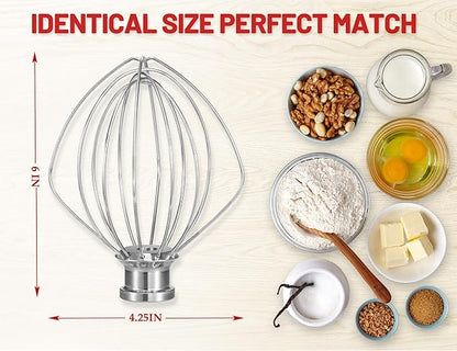 K45WW 6 Wire Whip for 4.5 5 QT KitchenAid Tilt-Head Stand Mixer，Whisk - Image 6