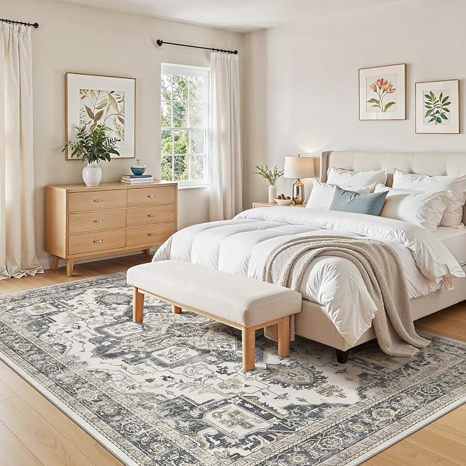 Washable 5x7 Area Rug for Living Room - Image 4