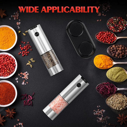 Electric Salt and Pepper Grinder- Automatic Battery Pepper Mill Shakers Kitchen - Image 5