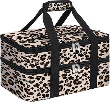 Double Insulated Casserole Carrier, Portable Casserole Carrier by MIAOJIE