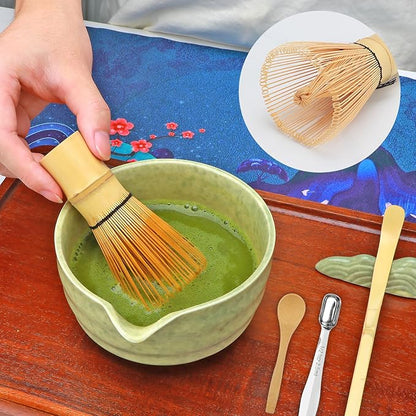 Matcha Whisk Set, Matcha Kit, Whisk Made from 100% Natural Bamboo, 11-component - Image 7