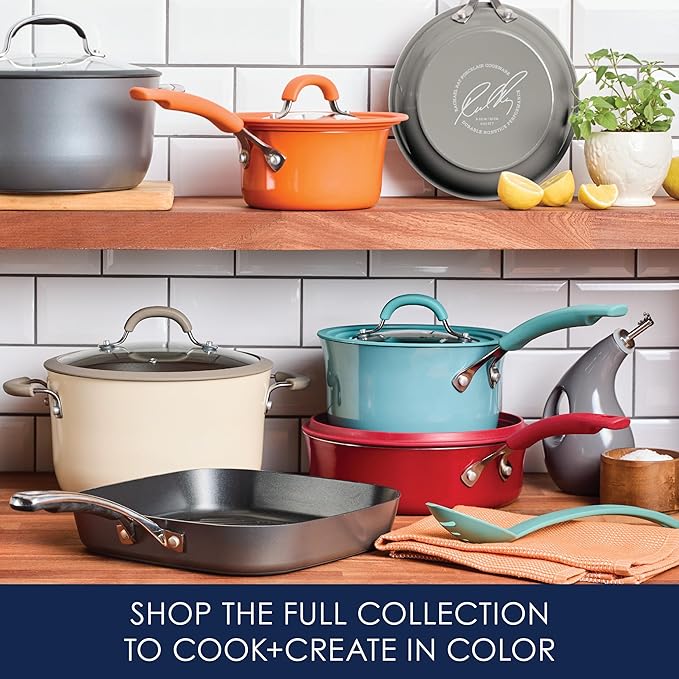 Rachael Ray Cook + Create Nonstick Frying Pan/Skillet, 10 Inch - Image 7