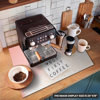 Coffee Mat Super Absorbent – 24" x 16" Dish Drying Mat - Image 6