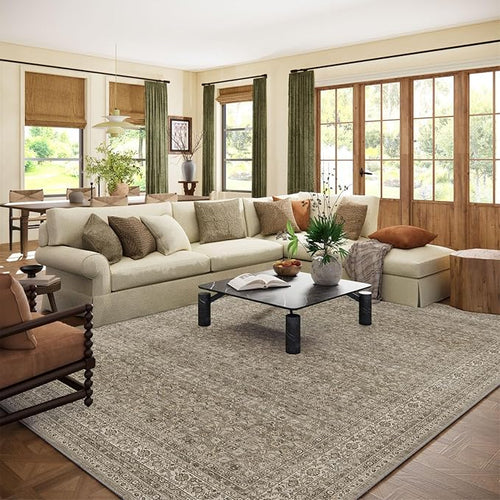 10x12 Area Rugs for Living Room: Large Rugs Washable Stain Resistant Non Slip by palohom