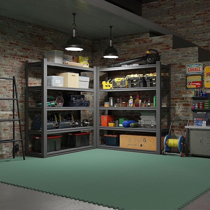 Home Gym Mat, Puzzle Exercise Mat, EVA Interlocking Foam Floor Tiles - Image 7