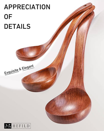 Wooden Ladles Set of 3 – Wood Ladles - Image 7