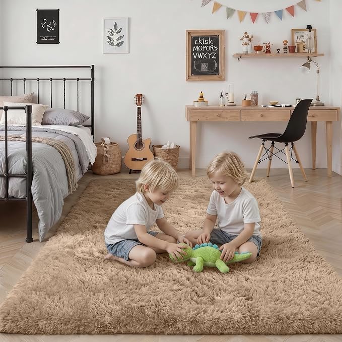 6x9 Area Rugs for Living Room Bedroom: Ultra Soft Fluffy Shag Rug Upgrade - Image 7