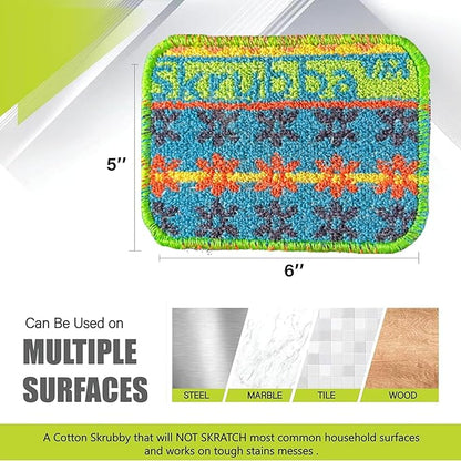 Wet-it! Skrubba 3-Pack Reusable Dish Scrubbers – Non-Scratch Scouring Pads - Image 5