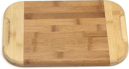 Lipper International Bamboo Wood Two-Tone Kitchen Cutting and Serving Board - Image 4
