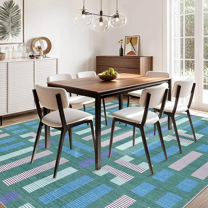 cotiled 5x7 Area Rugs Living Room Rug: Washable Boho Rugs - Image 5