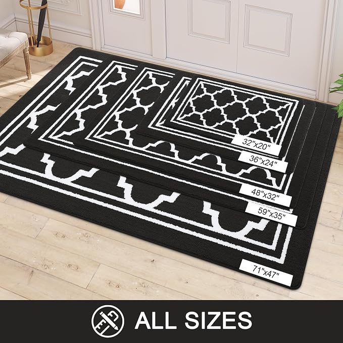 Buganda Long Indoor Door Mat, Dirt-Resistant and Absorbent Doormat, Low Profile - Image 7