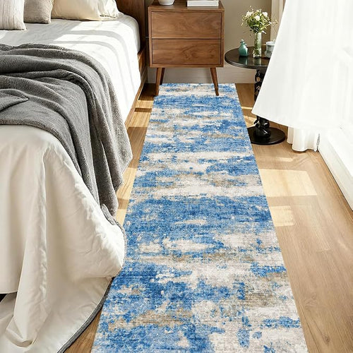 2x5 Washable Runner Rugs，Modern Abstract Rug Runner, Ultra-Thin Kitchen Runner by Unknown