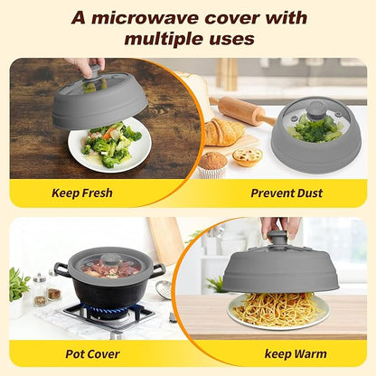 Microwave Splatter cover, Glass Microwave Cover - Image 6
