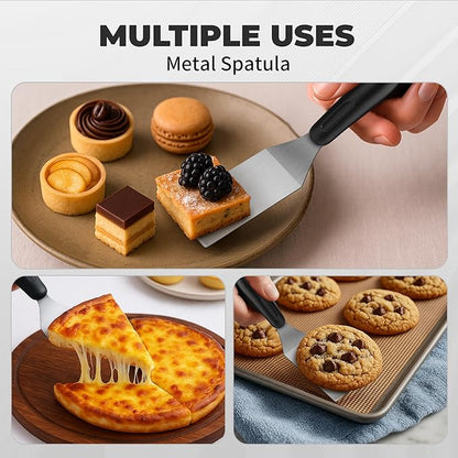 Stainless Steel Spatula Set, Mini Serving Spatula - Image 5
