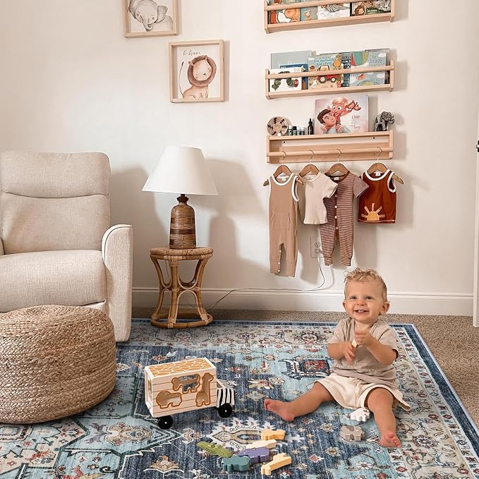 Washable Oriental Area Rug - Image 3