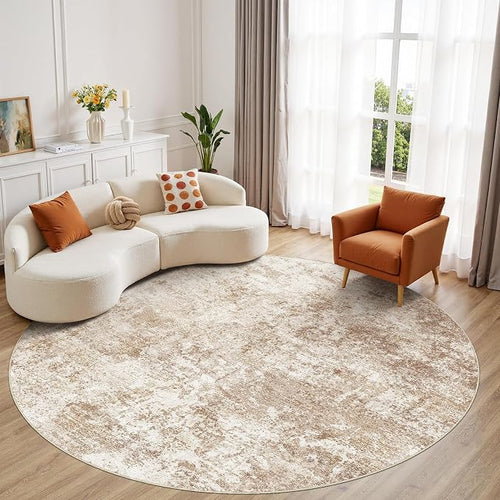 8ft Round Area Rug by MICGEEK