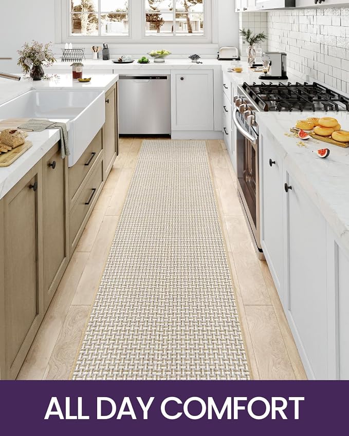 DEXI Hallway Runner Rug 2'x6', Non Slip Rubber Backed Runners Carpet, Ultra - Image 8