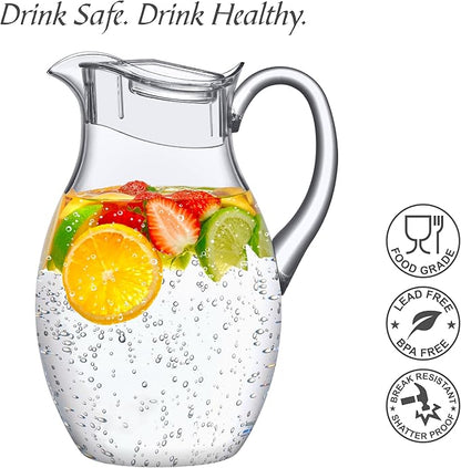 Amazing Abby - Bubbly Grand - Plastic Pitcher, Fridge Jug, Shatter-Proof - Image 7