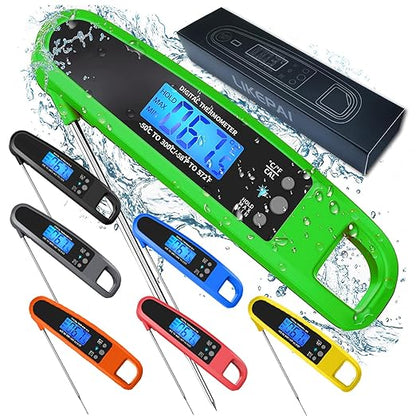 Instant Read Meat Thermometer for Kitchen Cooking, Ultra Fast Precise by LIKEPAI