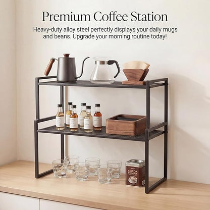 Set of 2 Cabinet Organizers 16.1''W 44 LBS Load Capacity Heavy Duty Kitchen - Image 8