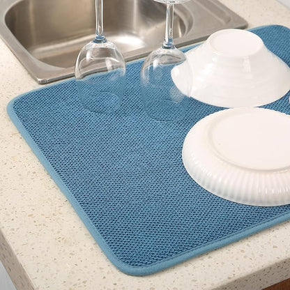 2 Pack Microfiber Dish Drying Mat - Image 9
