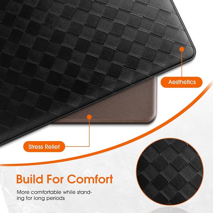 TranquilRelax Kitchen Mats, Cushioned Anti Fatigue Kitchen Mats - Image 7
