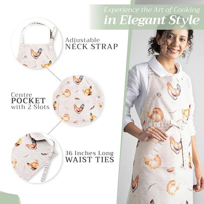 Maison d' Hermine 100% Cotton Apron - Image 5