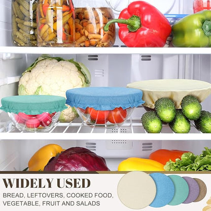 10 Pack Cloth Bowl Covers for Bread Rising - Image 3